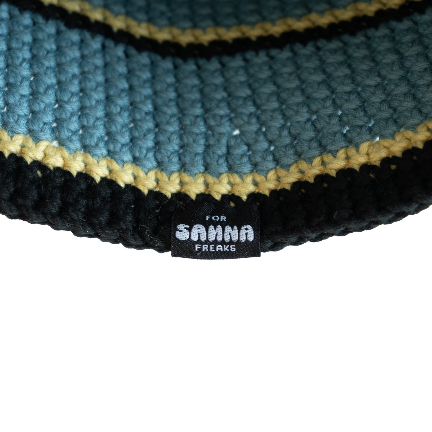 Steam Crusher Hat -kaksi viivaa- BLUExYELLOW