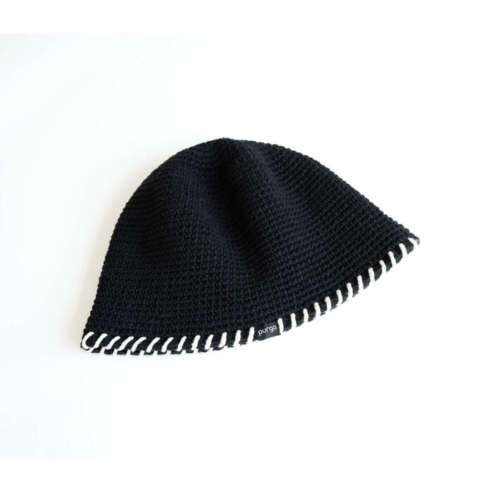 Steam Crusher Hat -tikki- BLACKxWHITE