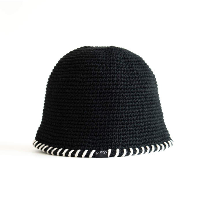 Steam Crusher Hat -tikki- BLACKxWHITE