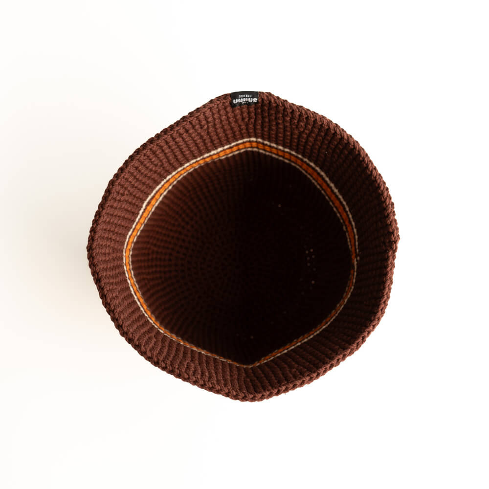 Steam Crusher Hat -klassika- BROWNxORANGE