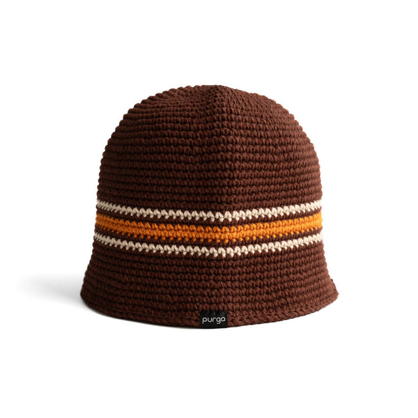 Steam Crusher Hat -klassika- BROWNxORANGE