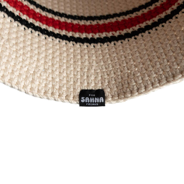 Steam Crusher Hat -klassika- CREAMxRED