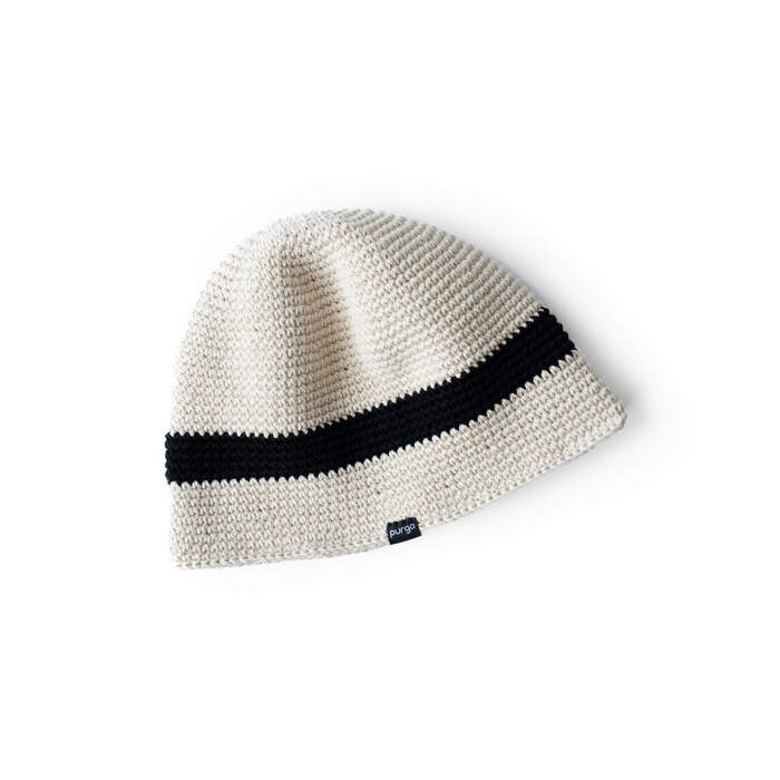 Steam Crusher Hat -single border- WHITE