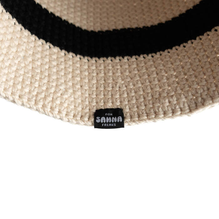 Steam Crusher Hat -single border- WHITE